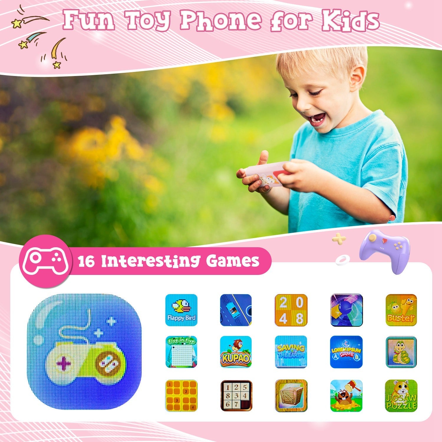 GBruno Kids Smart Toy Phone
