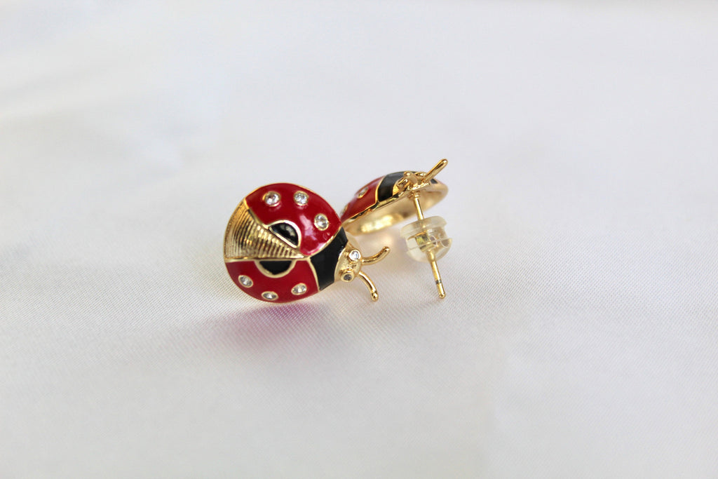 Lady Bug Earrings
