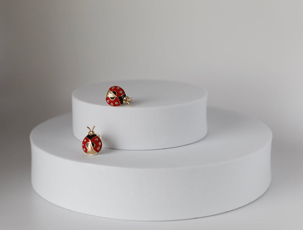 Lady Bug Earrings