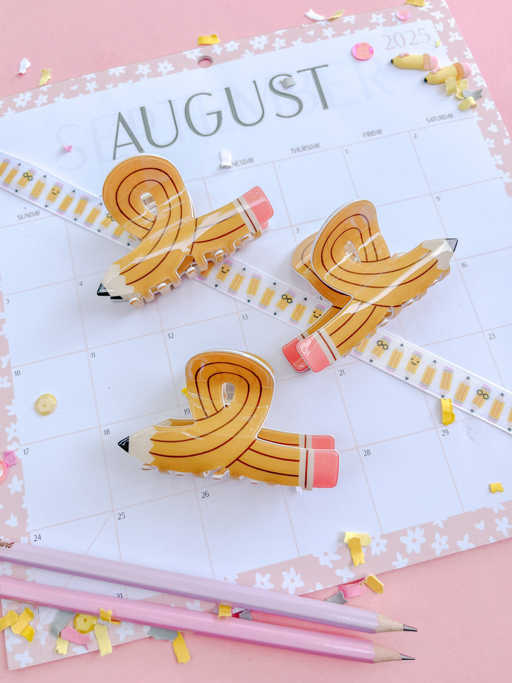 Pencil Small Claw Clip