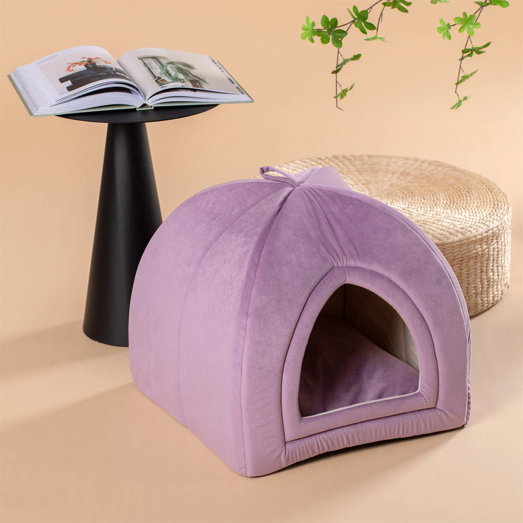 Kasentex Cat Bed, Lovely Tent with Removable Washable Pillow Cushion