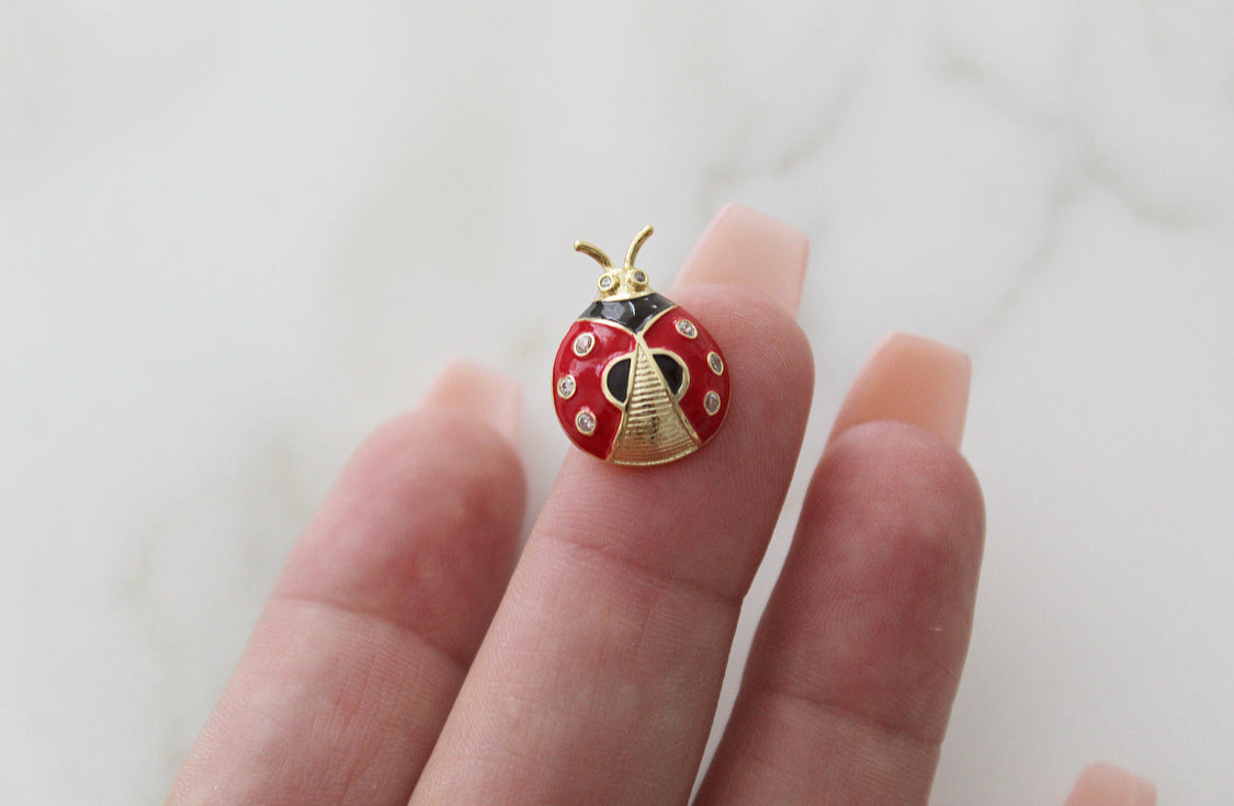 Lady Bug Earrings