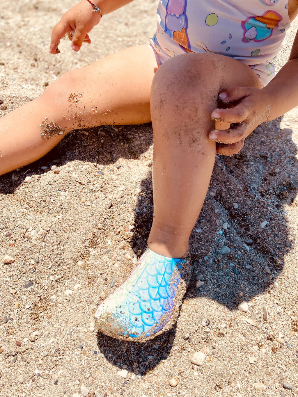 Non-Slip Sole, Unisex Baby, Children's Sea Shoes, Pool Booties, Rainbow