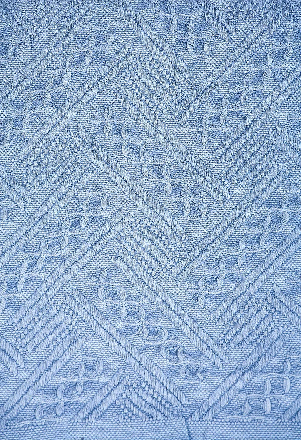 Kasentex 100% Cotton Soft Knitted Throw Blanket, Room Decor, Graduation Gifts, Fathers Day Gift, Mom Gift