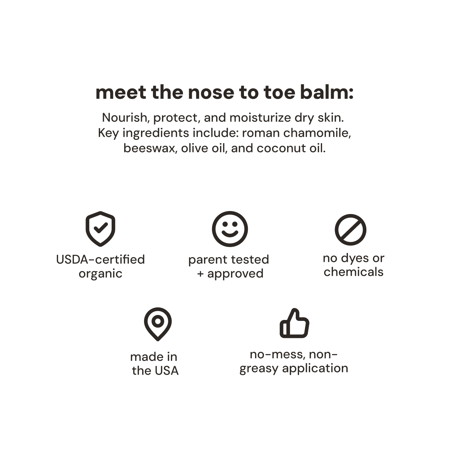 oogiebear nose to toe™ balm