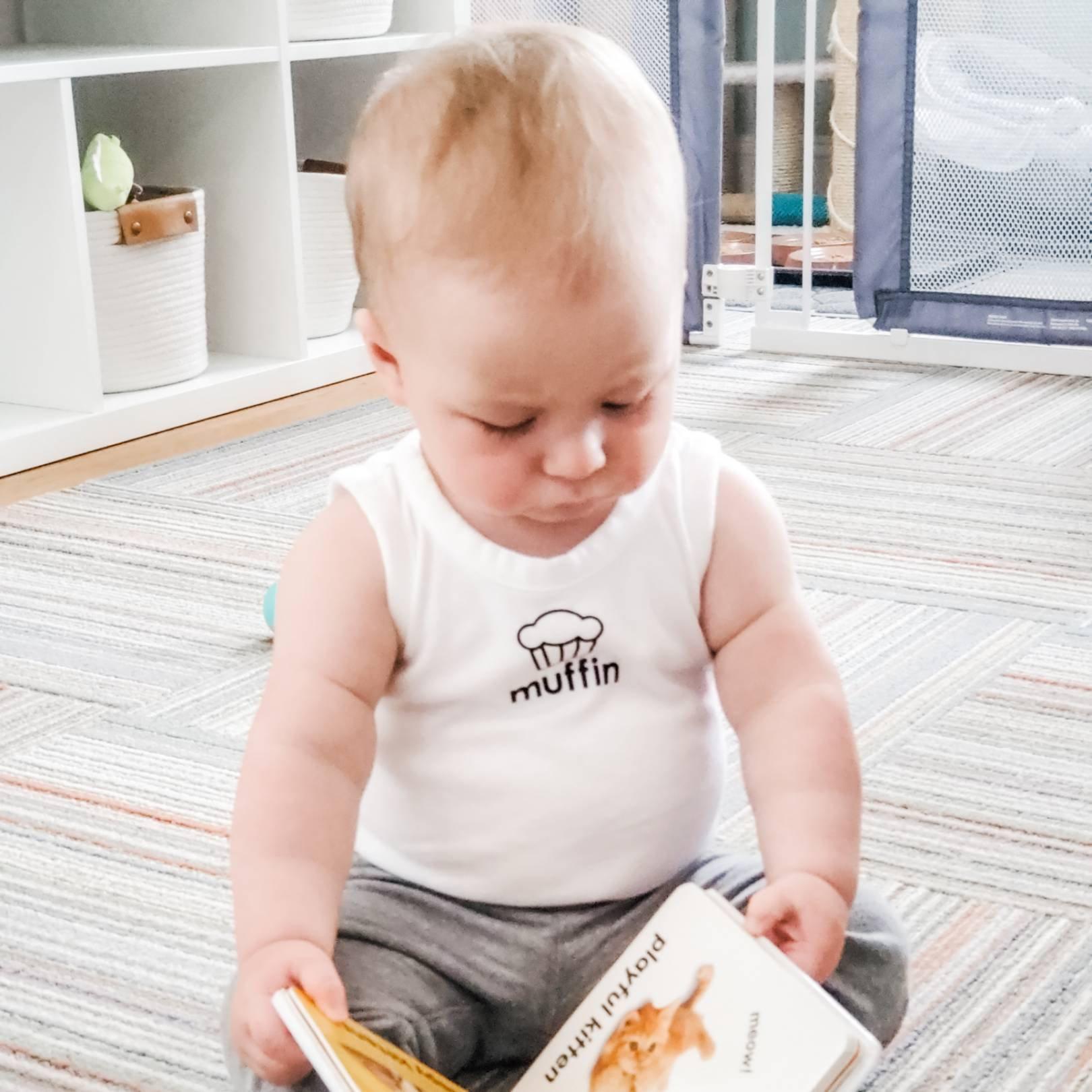 Custom Name Sleeveless Organic Cotton Baby Bodysuit