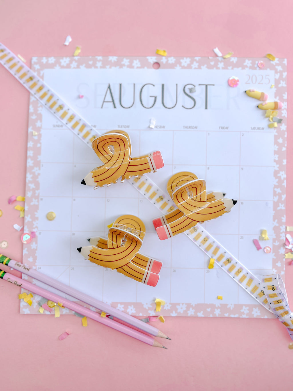 Pencil Small Claw Clip