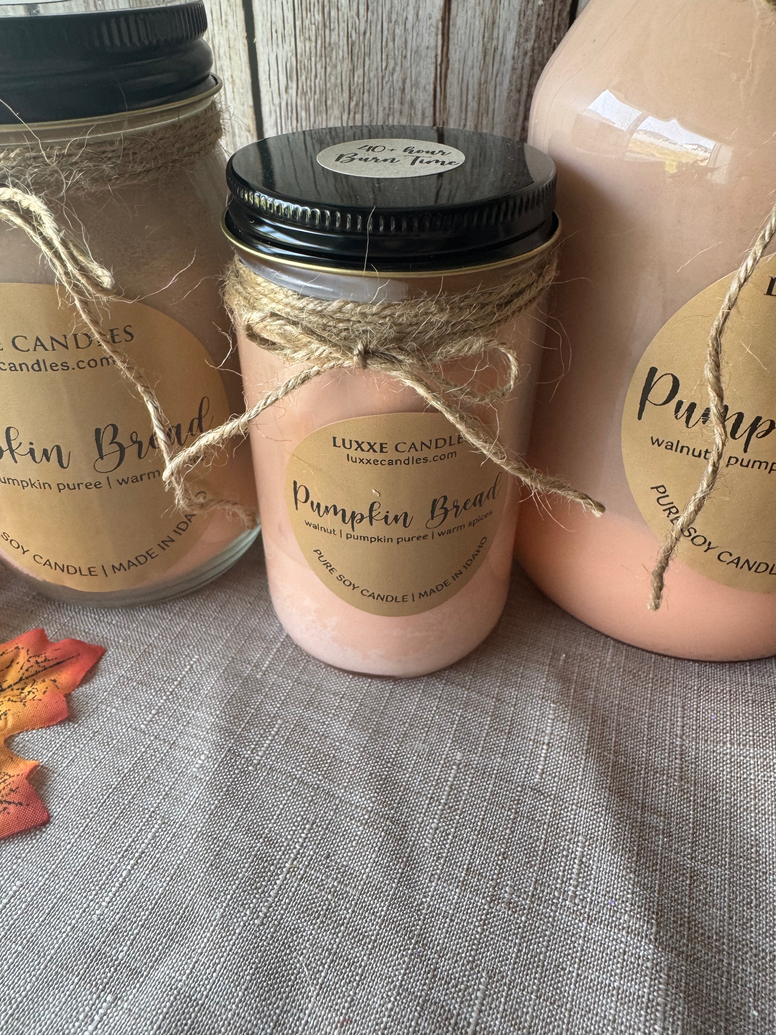 Pumpkin Bread Fall Scent | Organic Soy Candle