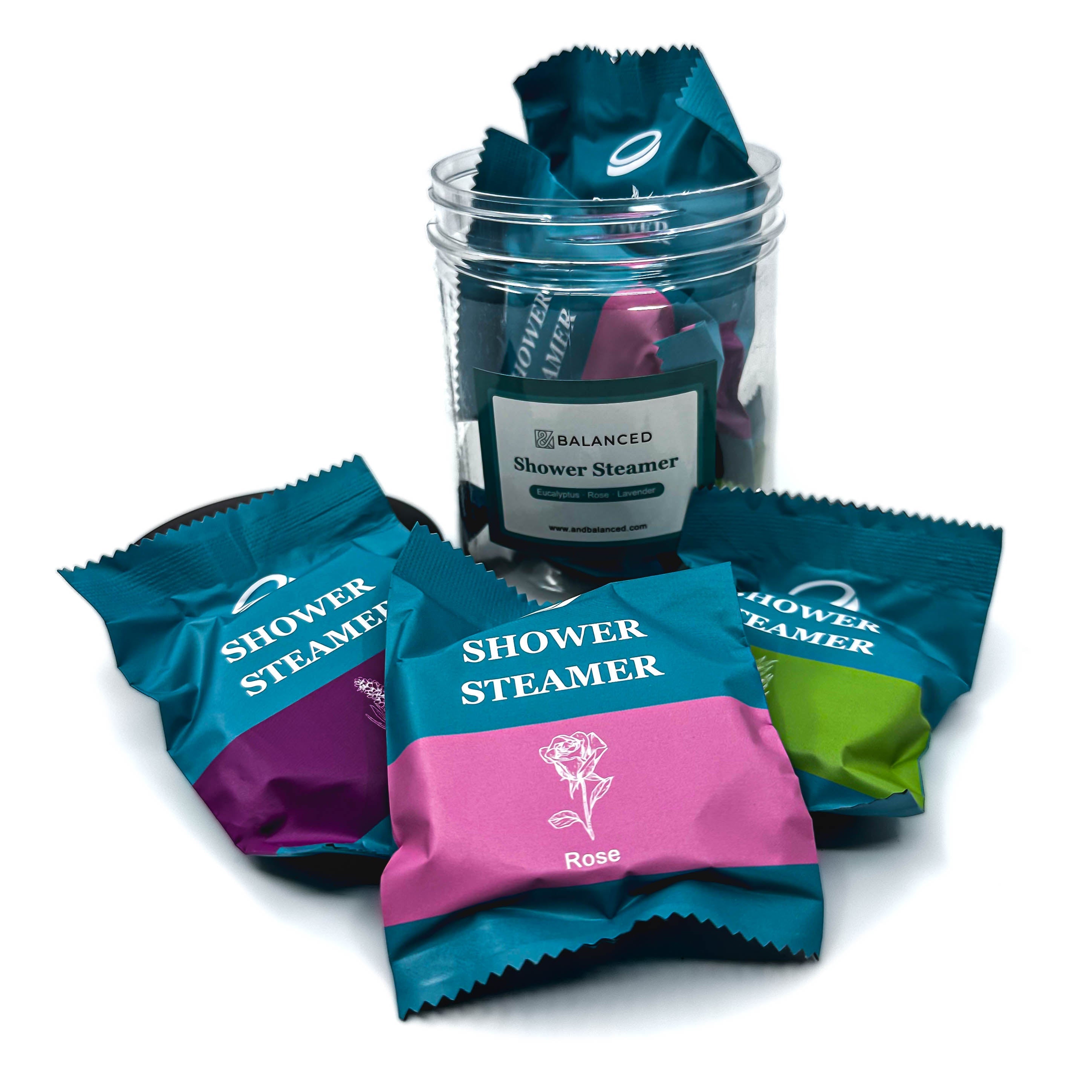 6 Pack (2 Of Each Scent) &Balanced Shower Steamers