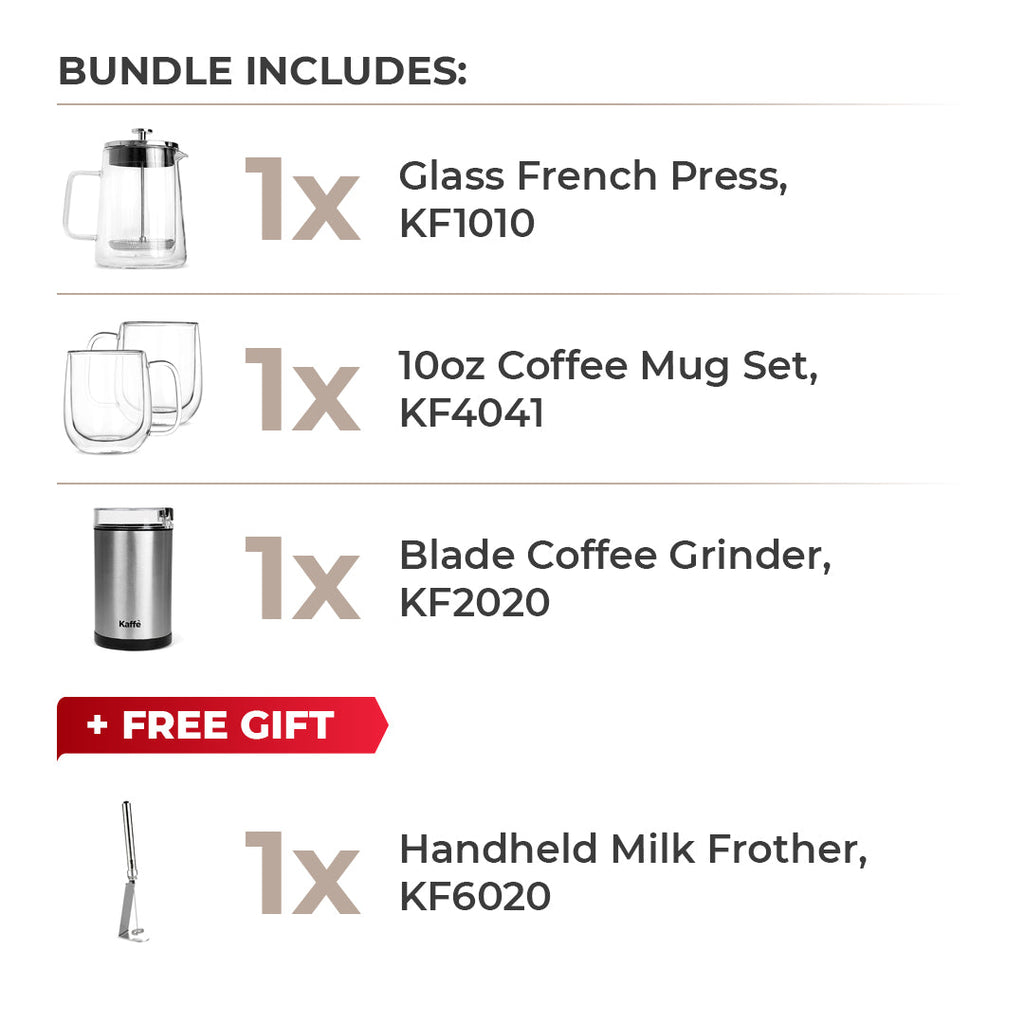 French Press Bundle, Glass