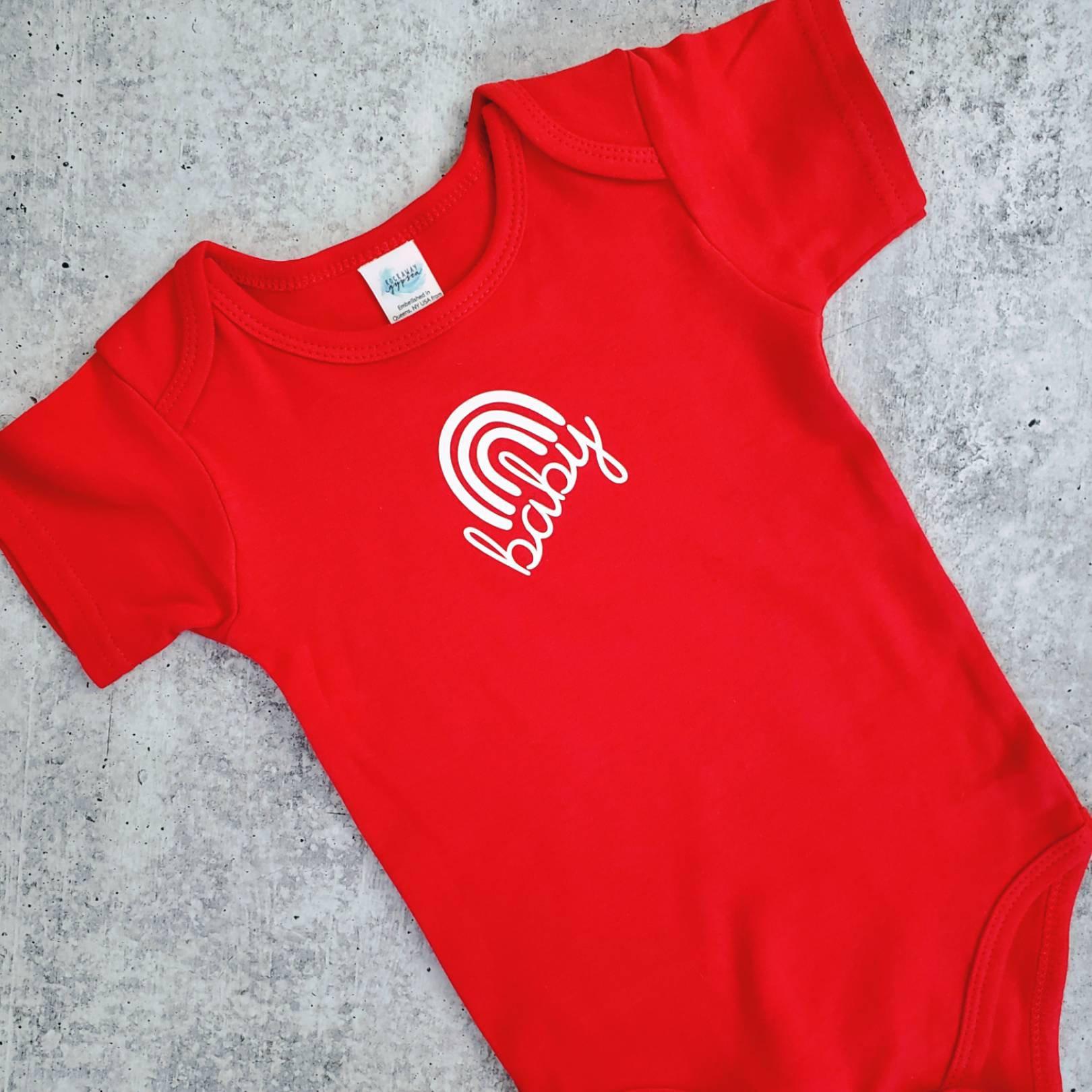 MUFFIN Short Sleeve Baby Bodysuit