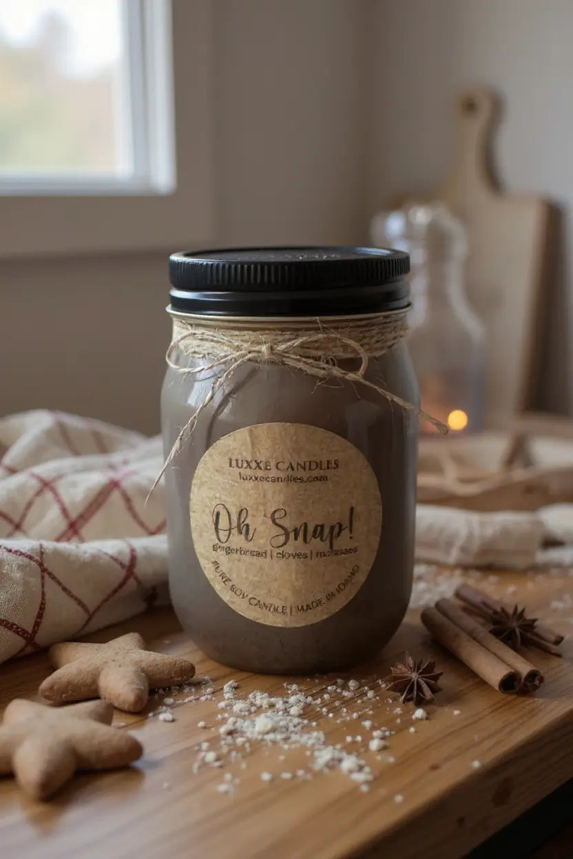 Oh Snap! Gingerbread Candle | Organic Soy Candle