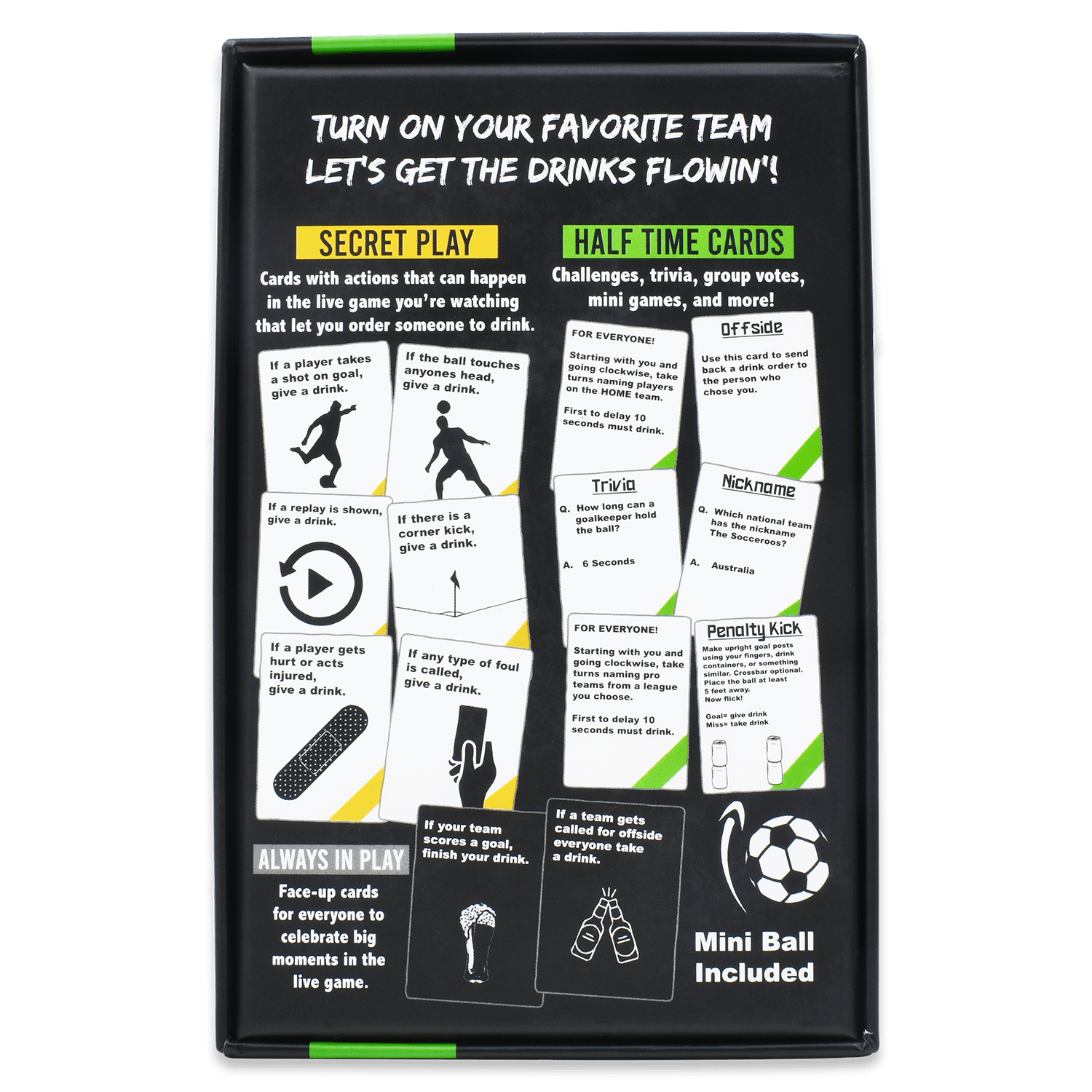 WATCH SOCCER, GET DRUNK - The Live Soccer Drinking Game