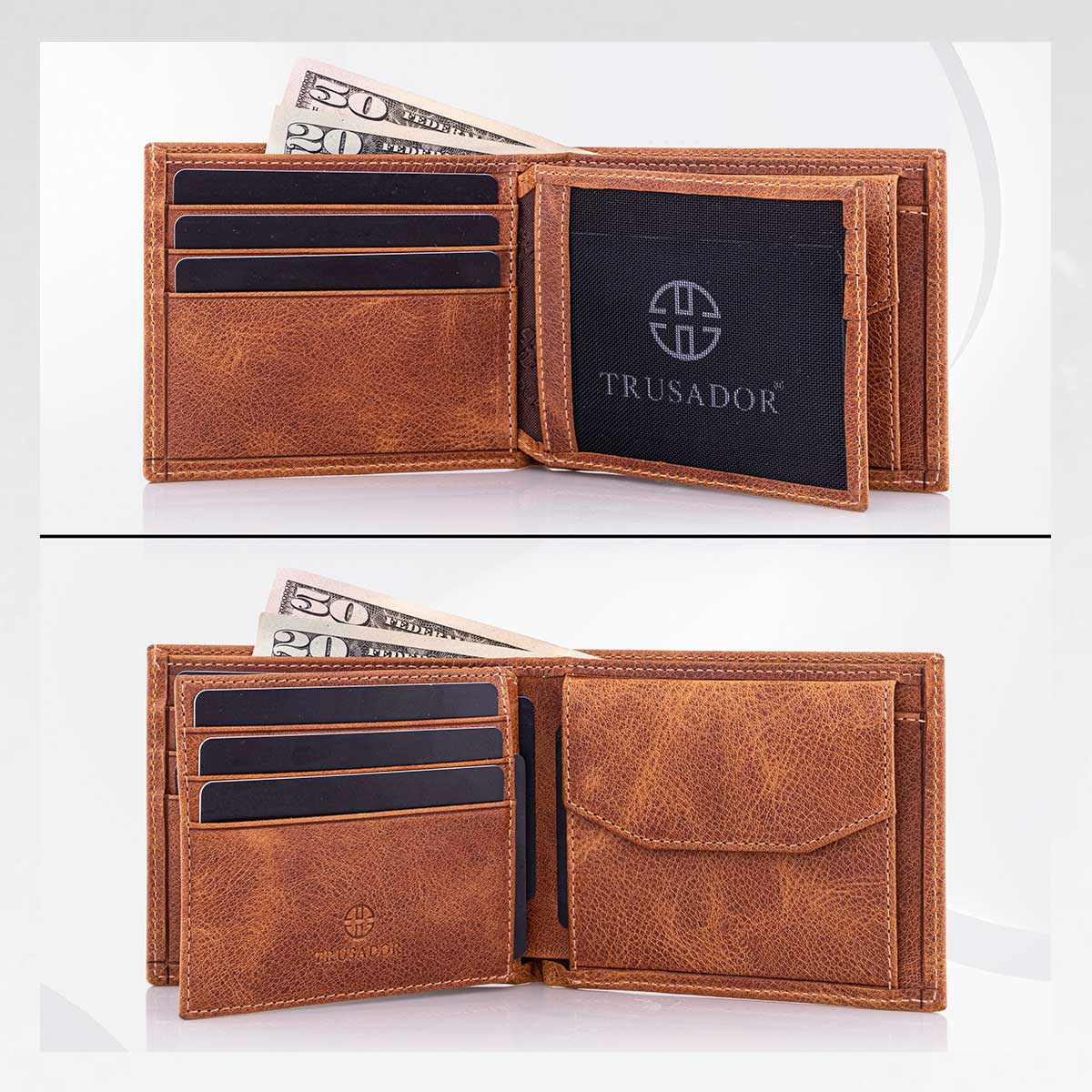 Treviso Bifold Wallet with Coin Pocket