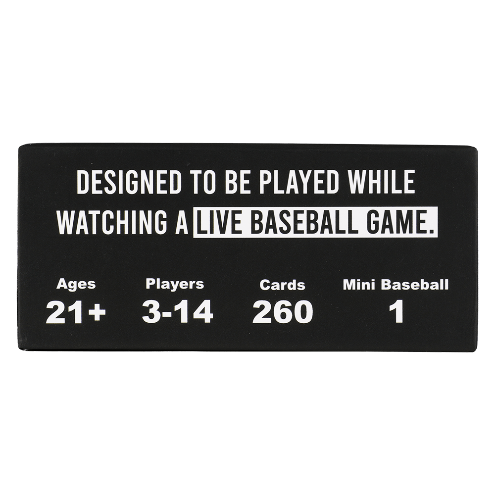 WATCH BASEBALL, GET DRUNK - The Live Baseball Drinking Game