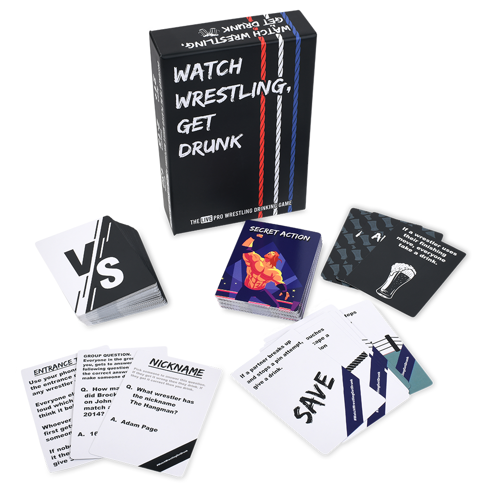 WATCH WRESTLING, GET DRUNK - The Live Pro Wrestling Drinking Game
