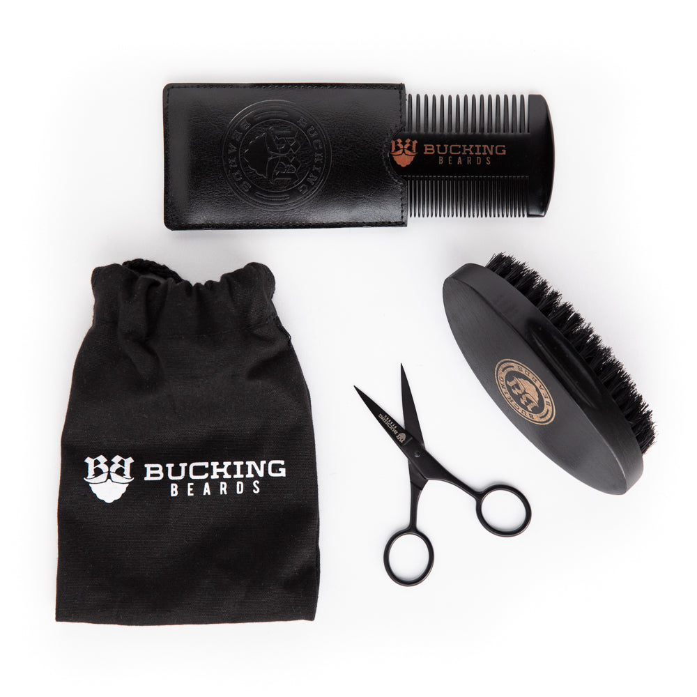 Premium Vegan Beard Grooming Kit – Complete Set for Growth, Styling & Maintenance
