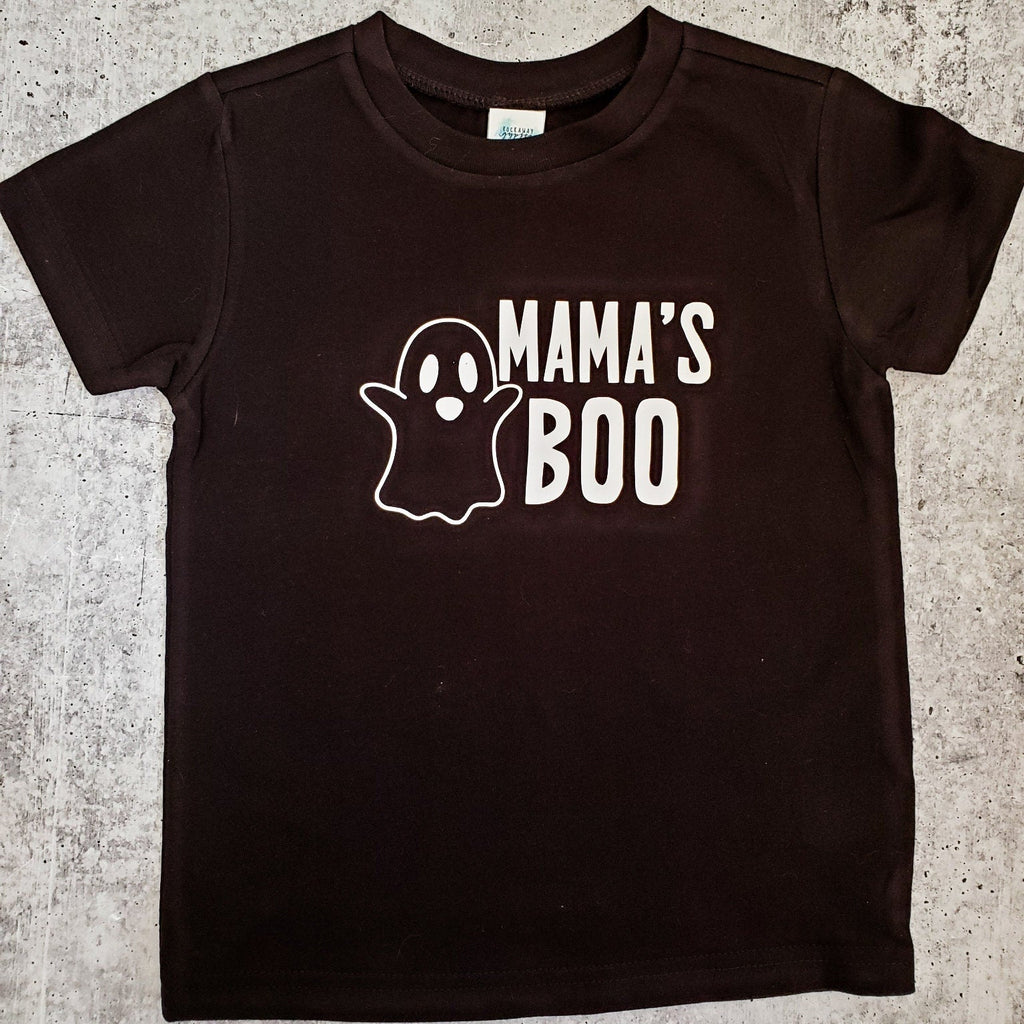 Halloween Mama's Boo and Daddy's Ghoul Baby and Toddler Tee