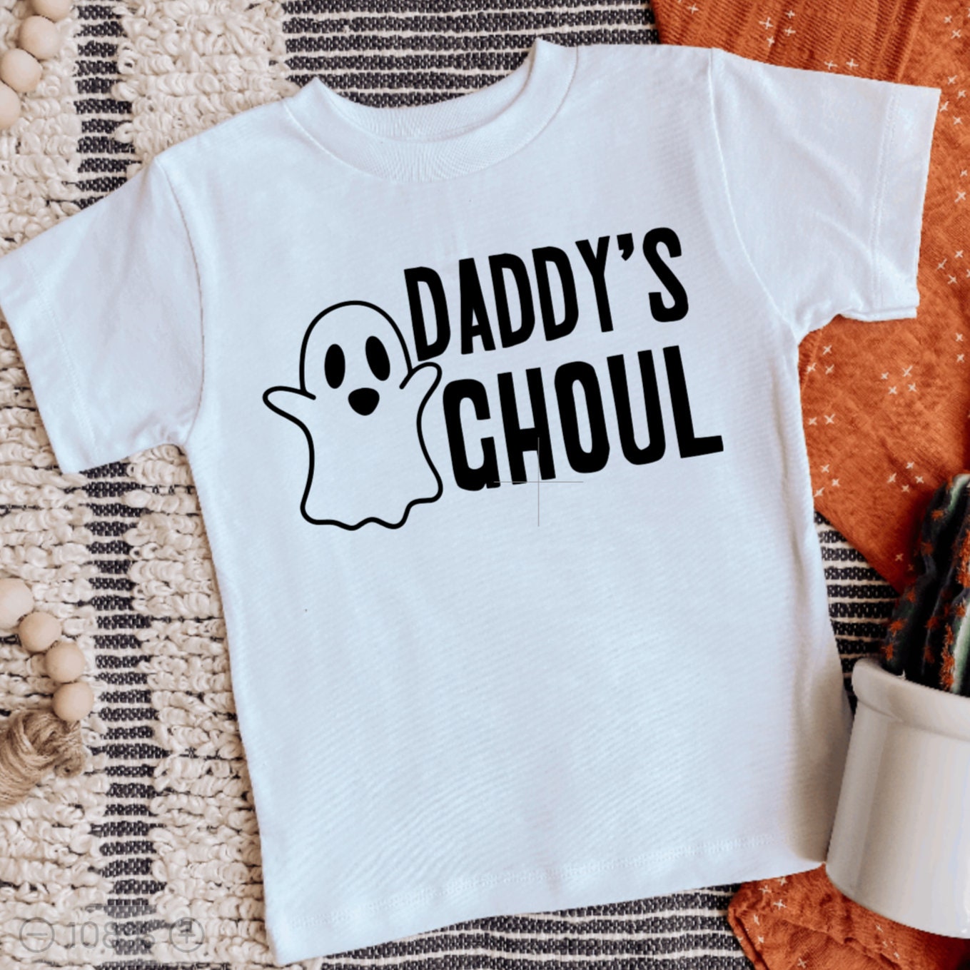 Halloween Mama's Boo and Daddy's Ghoul Baby and Toddler Tee