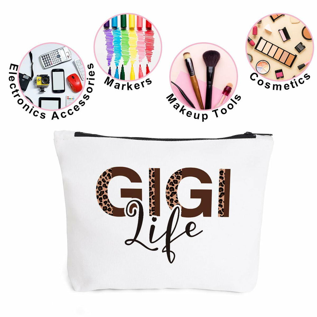 YUANHAO Gigi Gifts Makeup Bag Cosmetic Bag Gift Ideas for Gigi