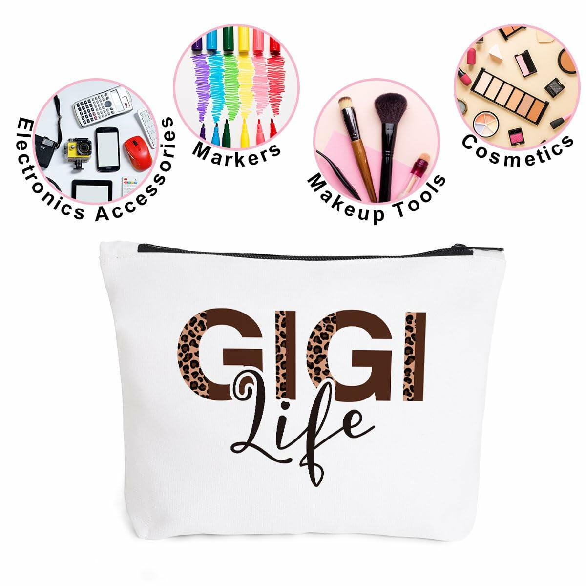 YUANHAO Gigi Gifts Makeup Bag Cosmetic Bag Gift Ideas for Gigi