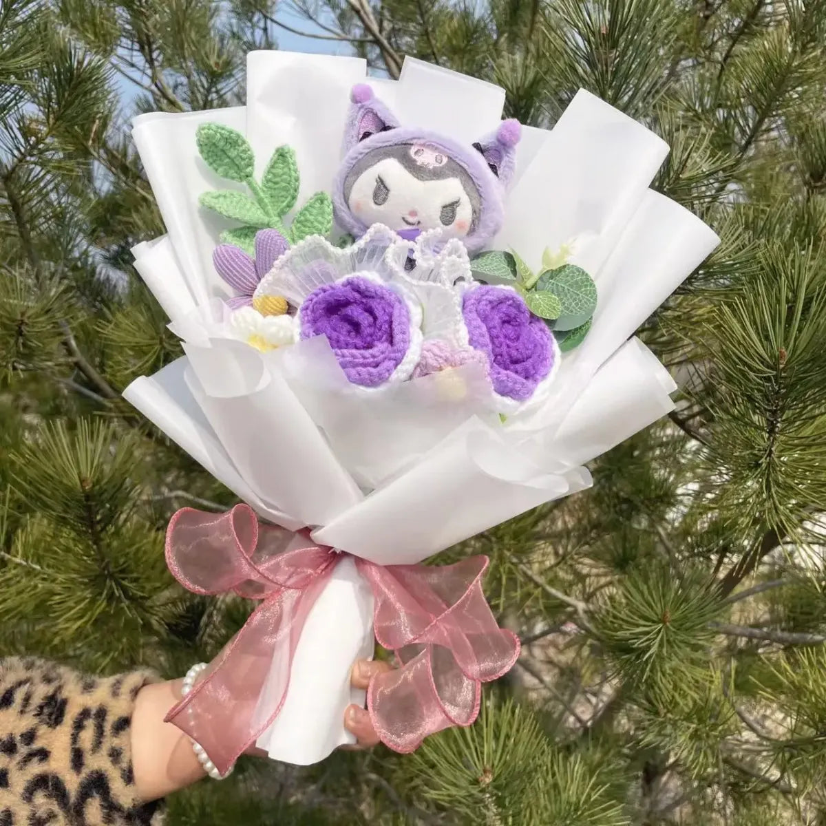 Kawaii Hello Kitty Plush Bouquet – Sanrio Flower Gift for Birthdays