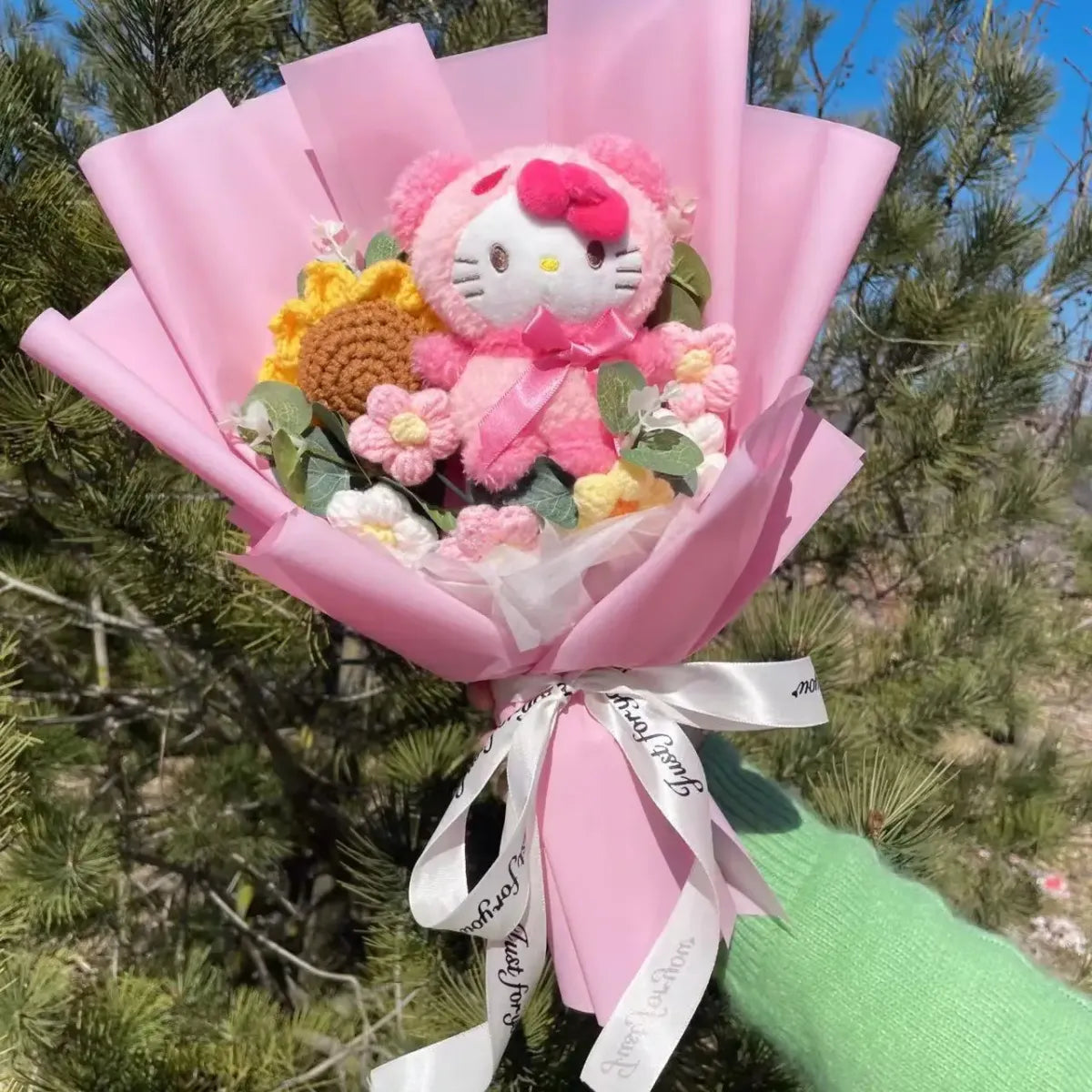 Kawaii Hello Kitty Plush Bouquet – Sanrio Flower Gift for Birthdays