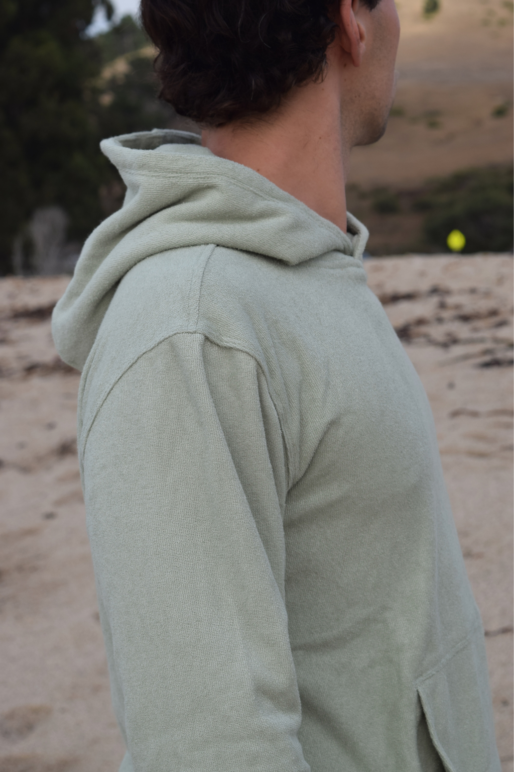 Sage Terry Cloth Unisex Hoodie