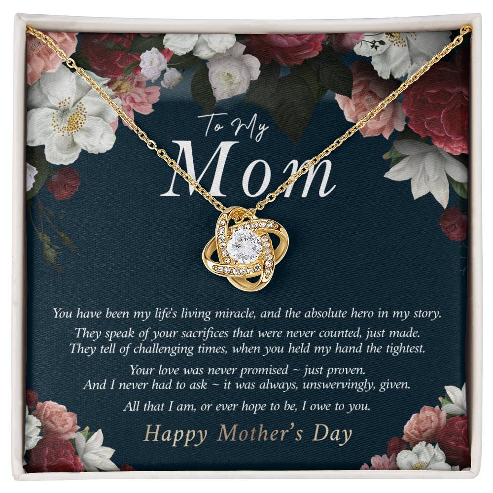 To My Mom Necklace, Gift for Mother, Mother's Day Gift Idea