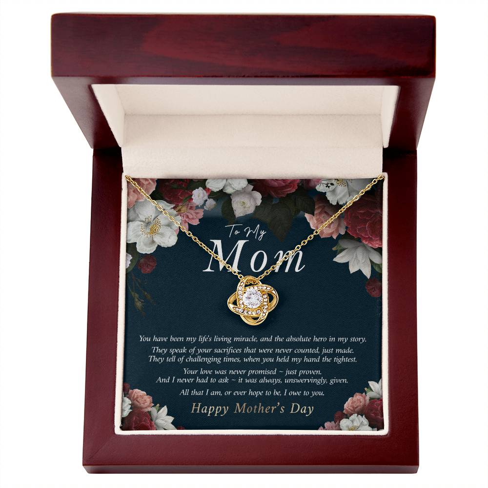 To My Mom Necklace, Gift for Mother, Mother's Day Gift Idea