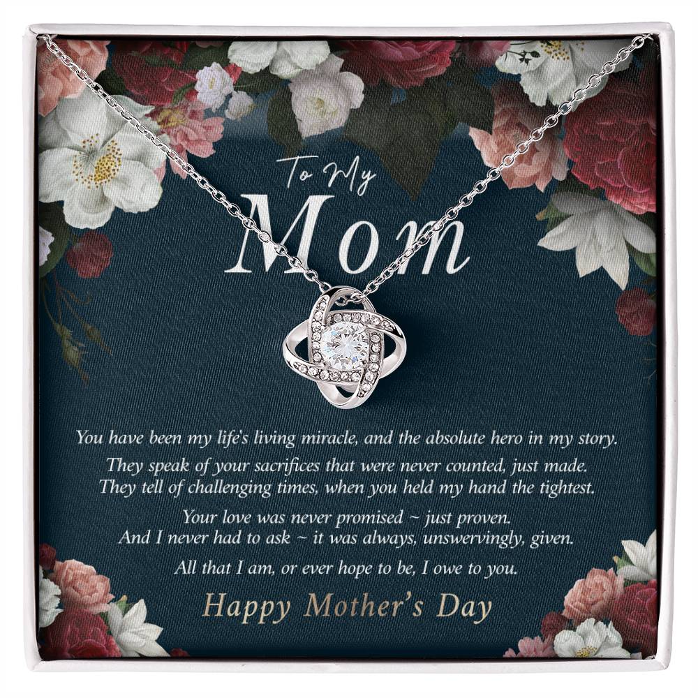 To My Mom Necklace, Gift for Mother, Mother's Day Gift Idea