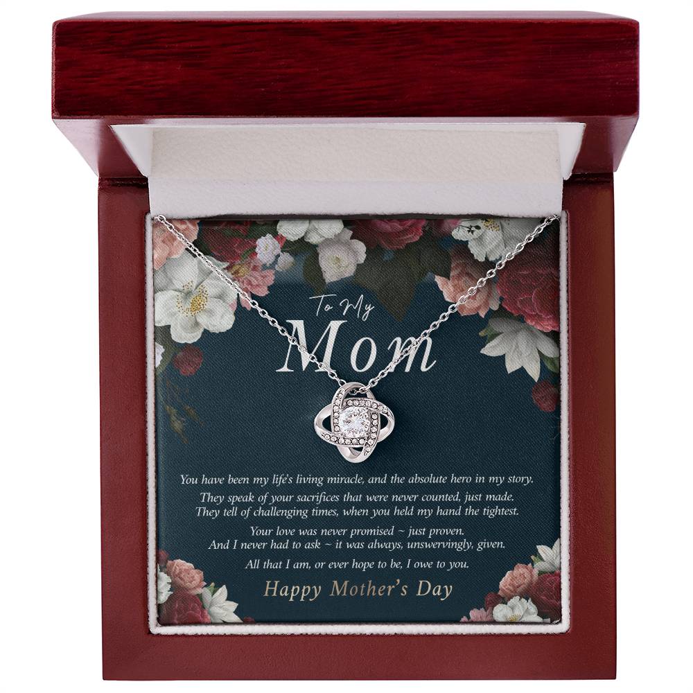 To My Mom Necklace, Gift for Mother, Mother's Day Gift Idea