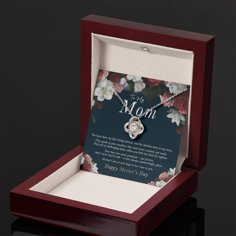 To My Mom Necklace, Gift for Mother, Mother's Day Gift Idea